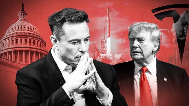 Elon Musk and Trump 