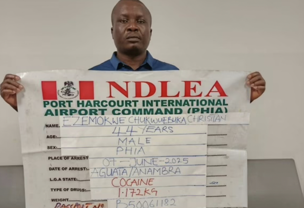 NDLEA nabs man in P’Harcourt for swallowing 53 wraps of cocaine 1 IMG 8085
